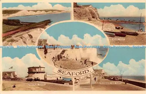R352212 Seaford Seven Sisters Splash Point Promenade and Cliffs Shoesmith and Et