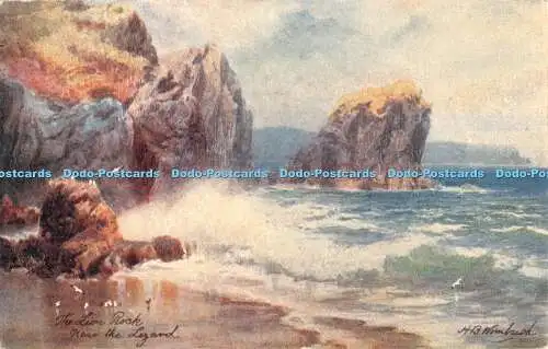 R350480 The Lion Rock near the Lizard H B Wimbush Picturesque Cornwall Tuck Oile