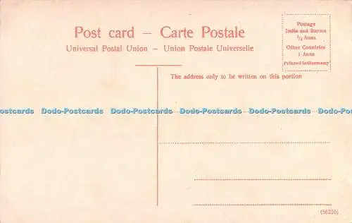 R352264 Postkarte Bombay H M postfrisch