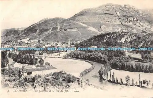 R352270 Lourdes Vue generale et le Pic du Jer LL 5