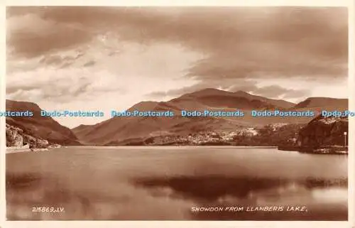 R350525 215869 J V Snowdon aus Llanberis Lake RP Valentines