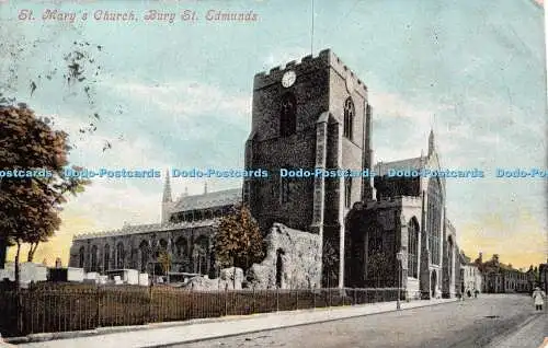 R352334 Bury St Edmunds St Mary Church Valentines Serie 1905