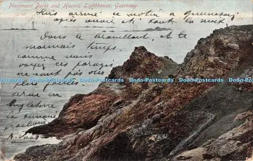 R349093 Pleinmont Point and Hanois Lighthouse Guernsey 2835 19 Hartmann 1905