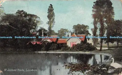 R350605 St James Park London Fine Art Postkarten Shureys Publikationen