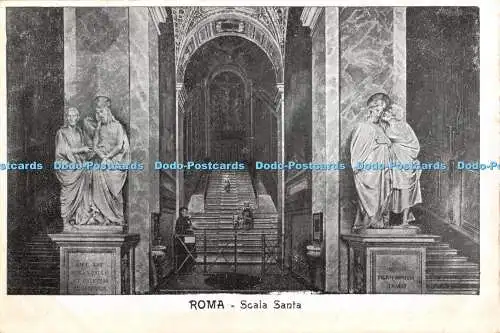 R352405 Roma Scala Weihnachtsmann Postkarte