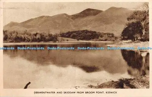 R352430 Keswick Derwentwater und Skiddaw von Broom Point G P Abraham