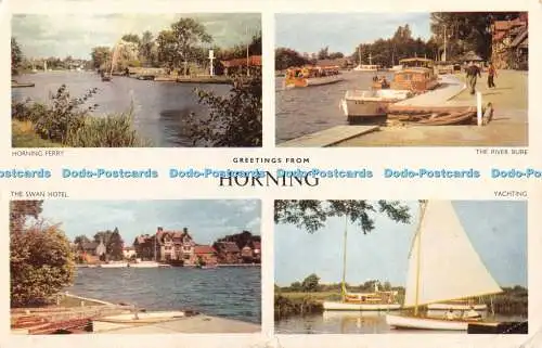 R350688 Greetings from Horning Cotman Color Jarrold Multi View