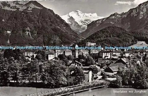 R349189 Interlaken mit Jungfrau 1257 J Baumstumpf