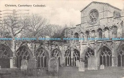 R349245 Cloisters Canterbury Cathedral E Crow 1956