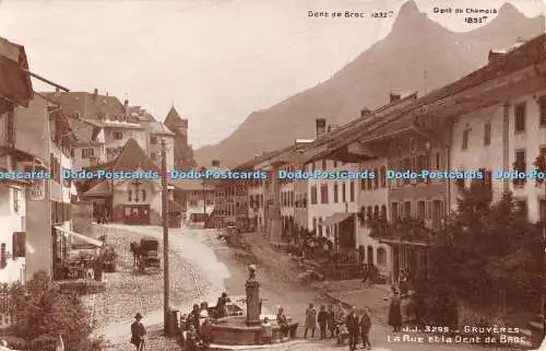 R349302 J J 3299 Gruyeres La Rue et la Dent de Broc Dent du Chamois Jullien frer