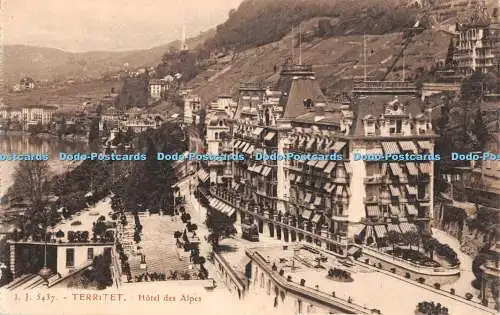 R349316 J J 5437 Territet Hotel des Alpes Jullien Freres