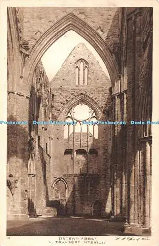 R352581 Tintern Abbey N Transept Interior John Swain H M Office of Works