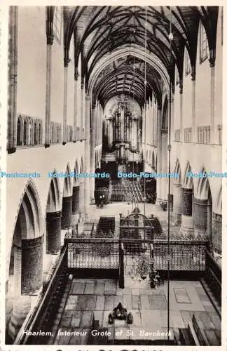 R352617 Haarlem Interieur Grote of St Bavokerk J P Exel Jr RP