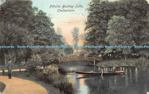 R349409 Pittville Boating Lake Cheltenham The Woodbury Serie Nr. 2092 1912