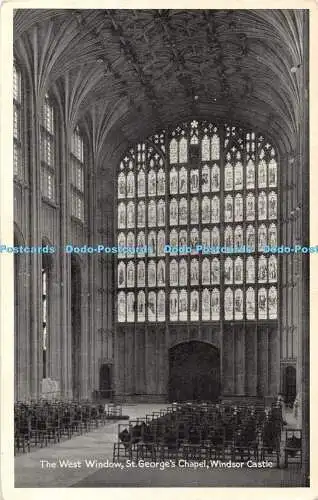 R352697 Windsor Castle St George Chapel The West Window T V A P Serie XXIV 1501