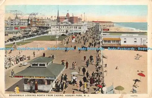 R349446 Promenade Blick nach Norden vom Casino Asbury Park N J 106700 F A Von Wiedi