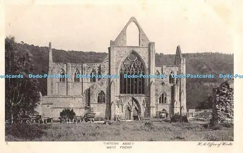 R354382 Tintern Abbey West Front 2 H M Office of Works Fotogravur von The Vandy