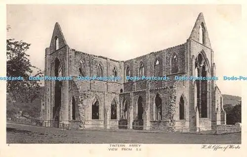 R354383 Tintern Abbey View From S E 4 H M Office of Works Photogravure by The Va