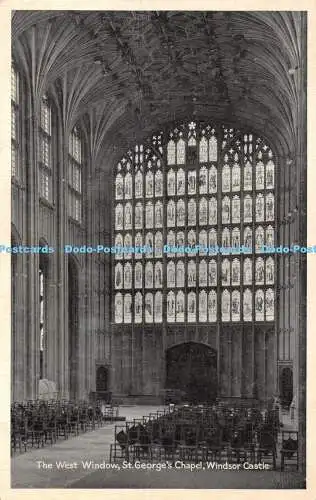 R352763 Windsor Castle St George Chapel The West Window T V A P Serie XXXIV 150