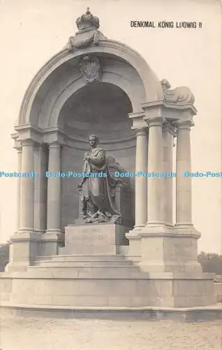 R352776 Denkmal König Ludwig II Postkarte