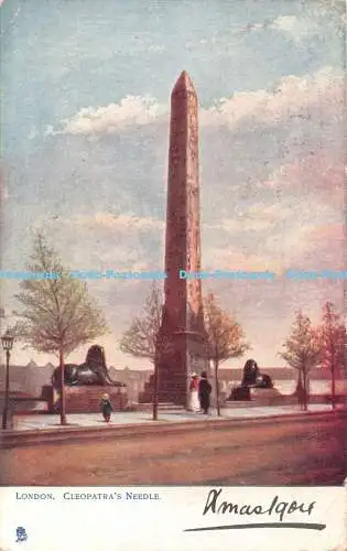 R352794 London Cleopatra Needle Tuck Oilette Postkarte 770 1904