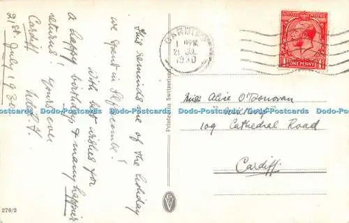 R351078 Handbemalt Meer und Schiffe V und Cie 1930