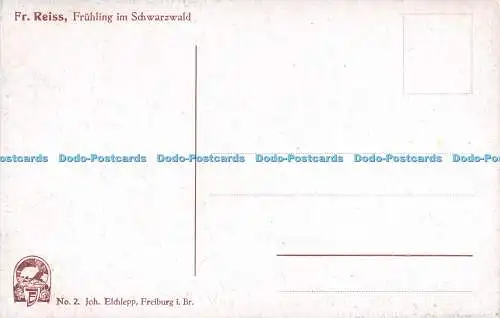 R351132 Fruhling im Schwarzwald Fr Reiss Elchlepp Freiburg i Br Nr 2