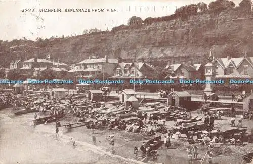 R354548 Shanklin Esplanade From Pier 42915 Exclusive Sepiatone Series Photochrom