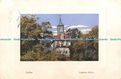 R351159 Gotha Englische Kirche Thüringer Kunstverlag A Gimm Nr 510 1910