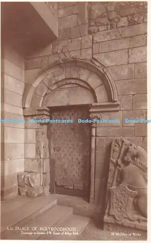 R352918 Palace of Holyroodhouse Doorway to ehemaliger S W Tower of Abbey Kirk H M Of