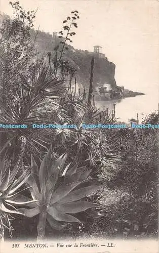 R352938 Menton Vue sur la Frontiere LL 127 1912