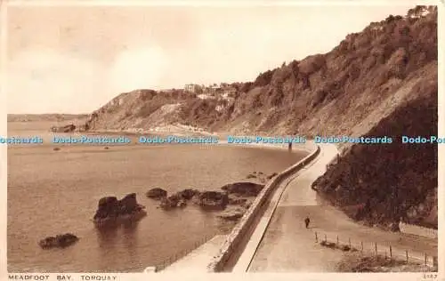 R351198 Torquay Meadfoot Bay J Salmon Gravure Style 1937