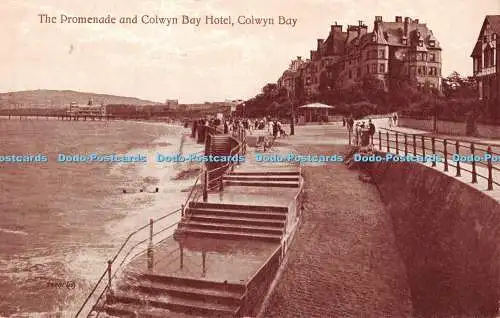 R354602 The Promenade and Colwyn Bay Hotel Colwyn Bay 78201 J V The Pelham Serie