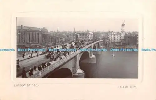 R351222 London Bridge J Beagles Postkarte