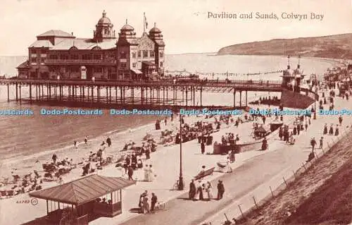 R354627 Pavilion and Sands Colwyn Bay 66789 J V The Pelham Series Local Views Bo