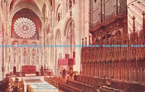 R356067 C 4766 Durham Cathedral Choir East Side View Photochrom
