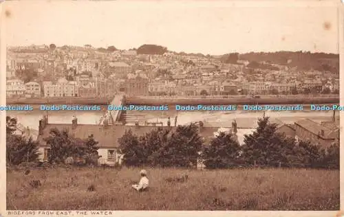 R356115 Bideford from East The Water Charles H Bright