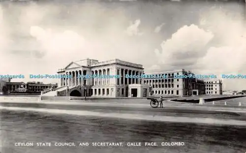 R356121 Ceylon State Council and Secretariat Galle Face Colombo No 21 Plate