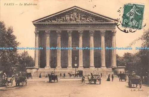 R349754 Paris La Madeleine L D Paris 1908