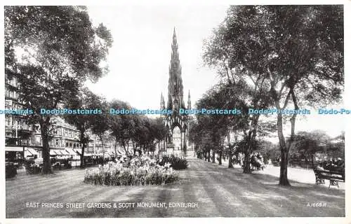 R354693 East Princes Street Gardens and Scott Monument Edinburgh A 1668 R Silber