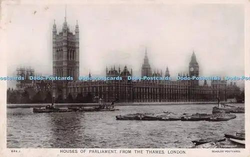 R353068 London Houses of Parliament aus der Themse J Beagles