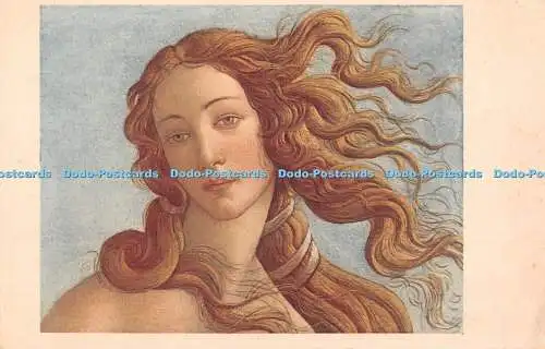 R349804 No 617 Nascita di Venere Dettaglio Botticelli Firenze Galleria Uffizi Pr