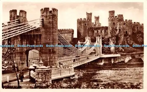 R356186 Conway Castle and Bridge 51 RP