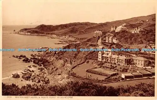 R349820 28128 Watersmeet Hotel and Morte Point Woolacombe Harvey Barton 1953