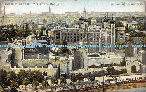 R353116 Tower of London aus Tower Bridge W R und S Reliable Serie