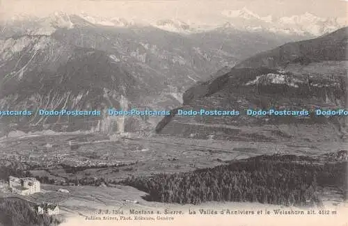 R351408 Montana s Sierre La Vallee d Anniviers et le Weisshorn alt J Jullien F