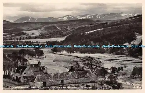 R356277 Das Avon-Tal und die schneebedeckten Cairngorms Tomintoul A 994 Die Besten