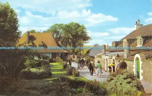 R353221 Caldey Island Das Dorf Postkarte