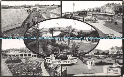 R351483 Clacton on Sea Promenade Promenade Gardens The Bridge Valentine Bromoton