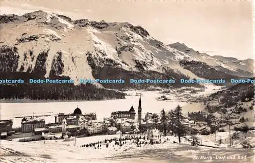 R349946 St Moritz Dorf und Bad 945 B R B 3 10 1939 Fotoglob Wehrli und Vouga